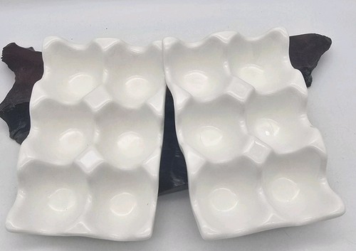 White ceramic egg - ceramic,