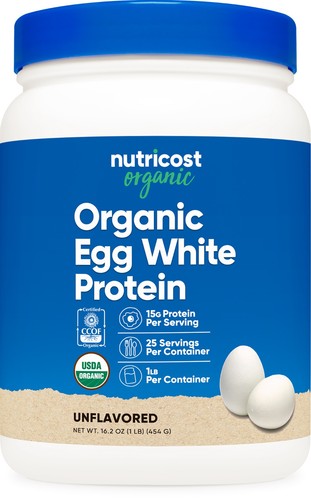 Nutricost organic egg white - organic,