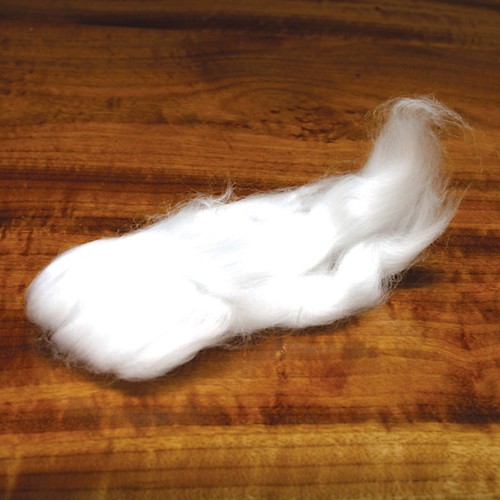 Hareline egg veil milky - hareline, white